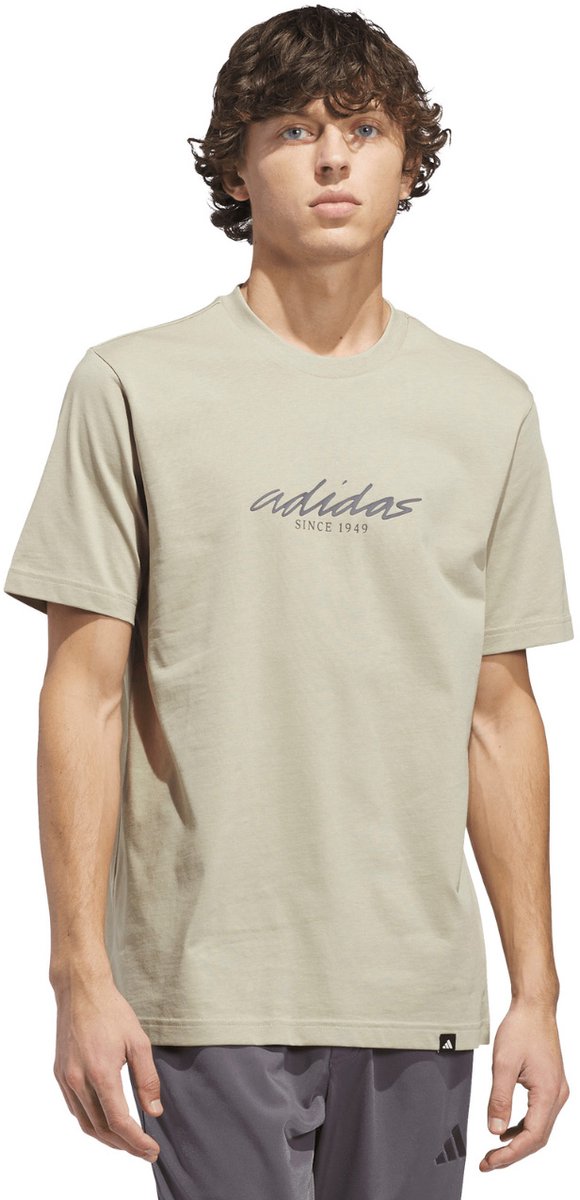 adidas T-shirt Heren Color Connect Graphic Beige