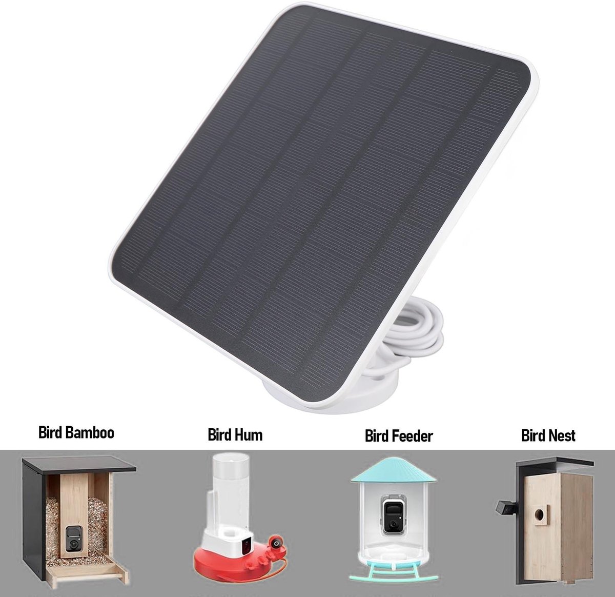 ONF3 - Solar Panel Charger - 12W Oplaadpaneel met USB-C - 360 graden verstelbaar - Duurzaam energieoplossing - Geschikt voor camera's - Compact ...