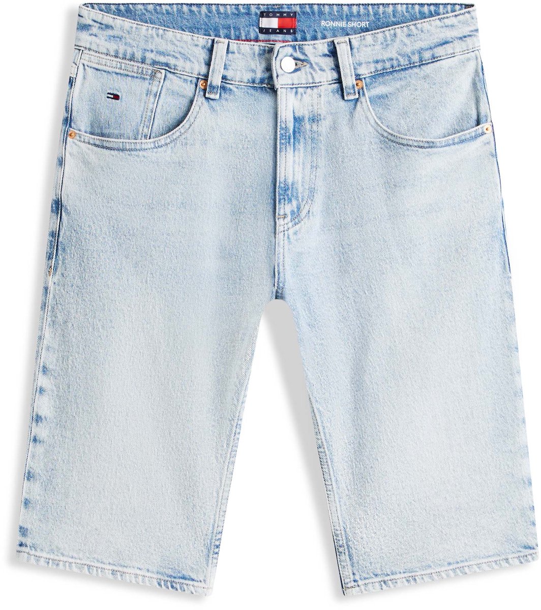 Tommy Jeans Korte Broek Ronnie Short Bj8115 Fashion Wear Volwassen Blauw