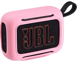 Beschermhoes geschikt voor JBL Go 5 Bluetooth Speaker - Meerdere Kleuren - Schokbestendig - Krasbestendig - Siliconen - Hoesje - Case - Bescherming - Roze