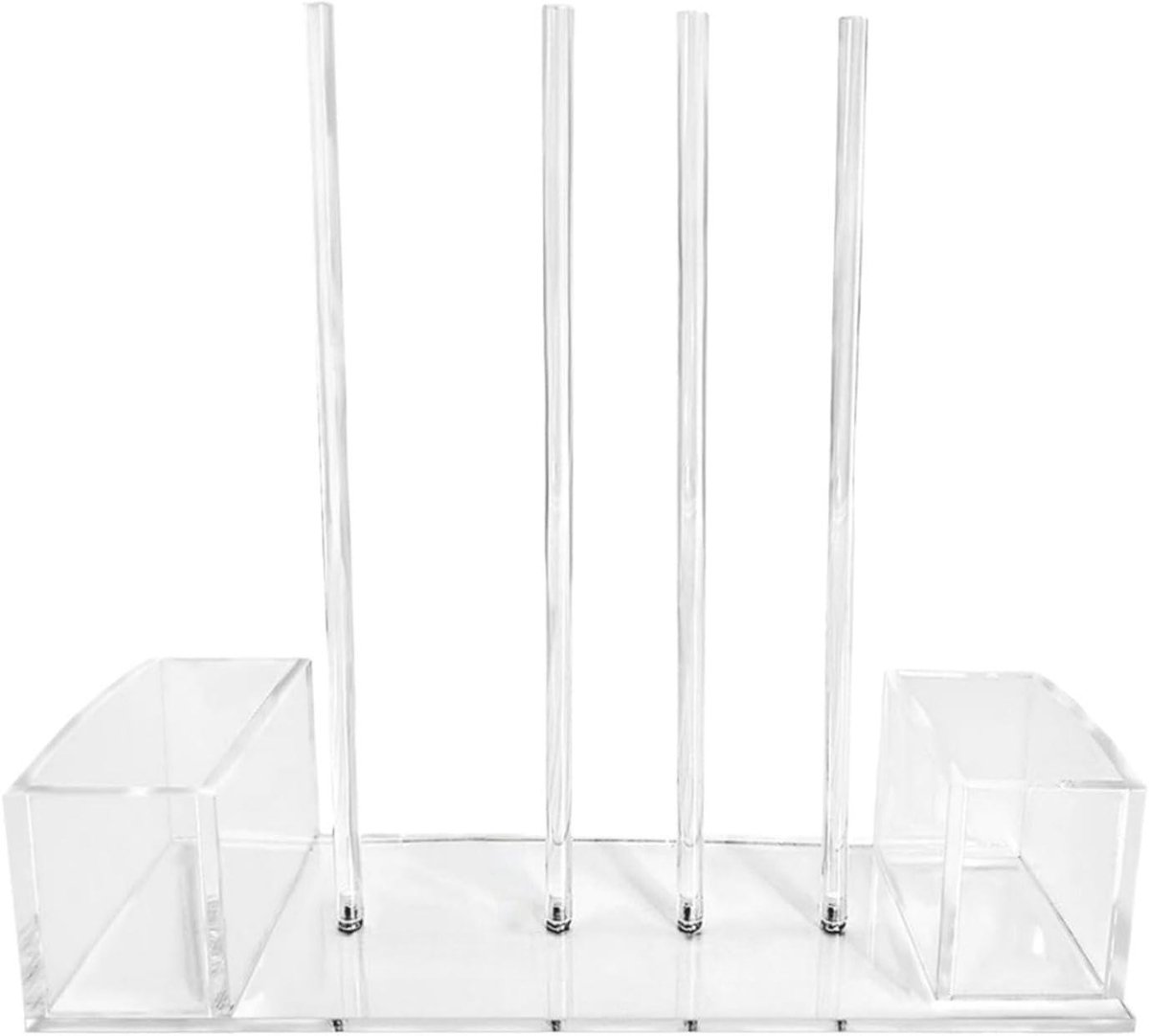 Deksel Organizer - Potdeksel Houder - Keuken Opbergen - Antislip Bodem - 6x11x6 cm - Transparant