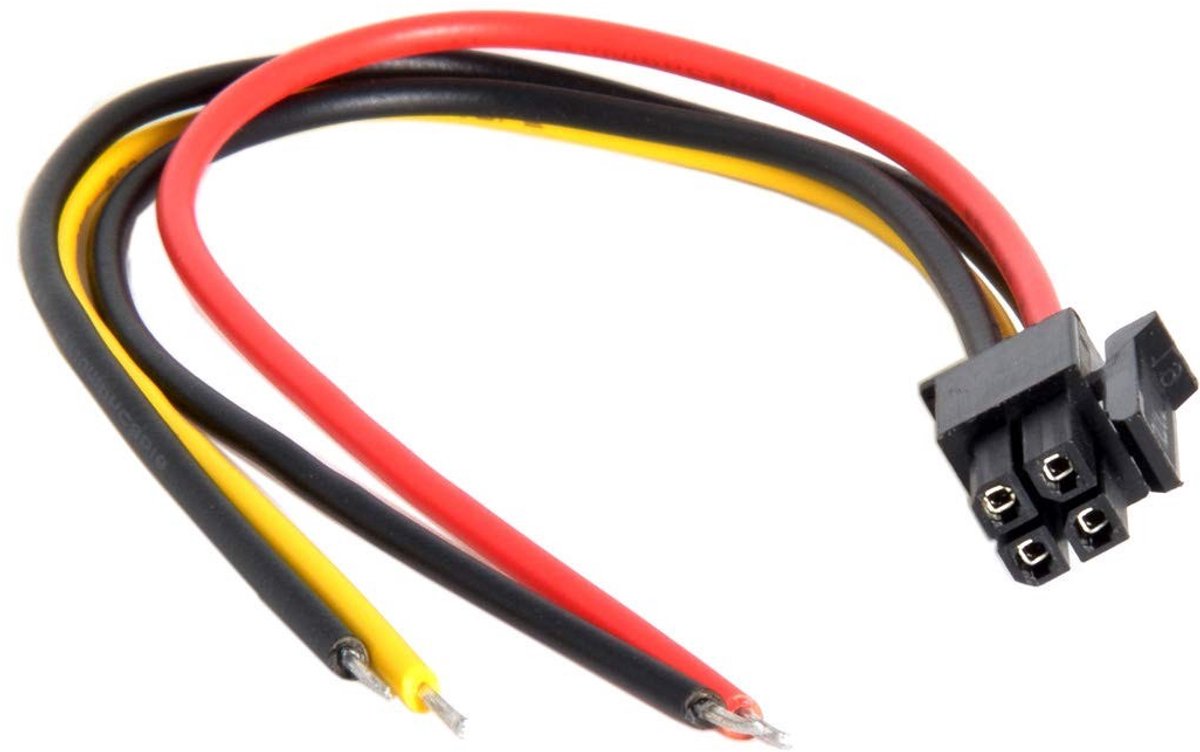 ONF3 - Micro Fit 4-Pin Plug Adapter Kabel - 15cm 20AWG - Betrouwbare Verbinding - Geschikt voor Elektronica - Flexibele Kabel - UL1007 Gecertifi...