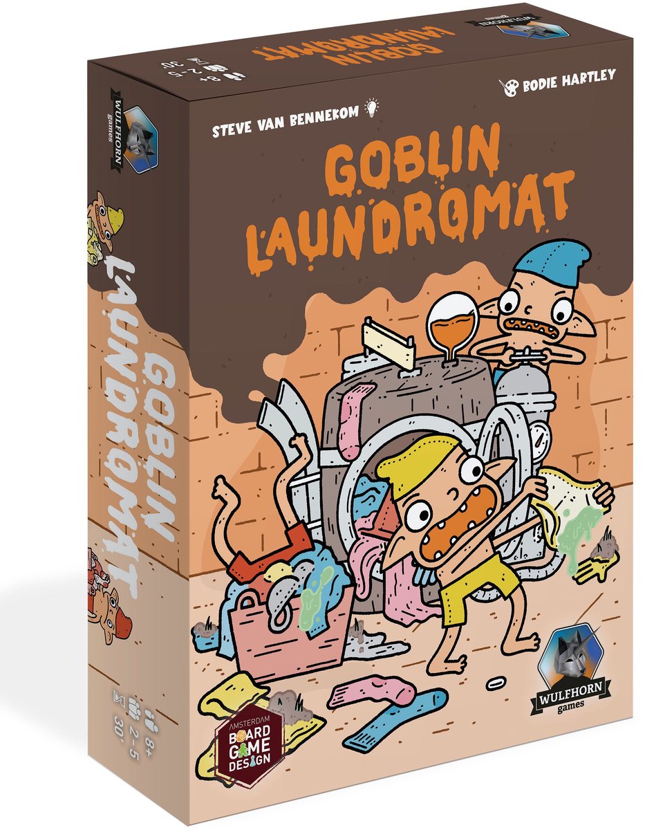 HOT Exclusive kaartspel Goblin Laundromat - familiespel strategisch plezier.
