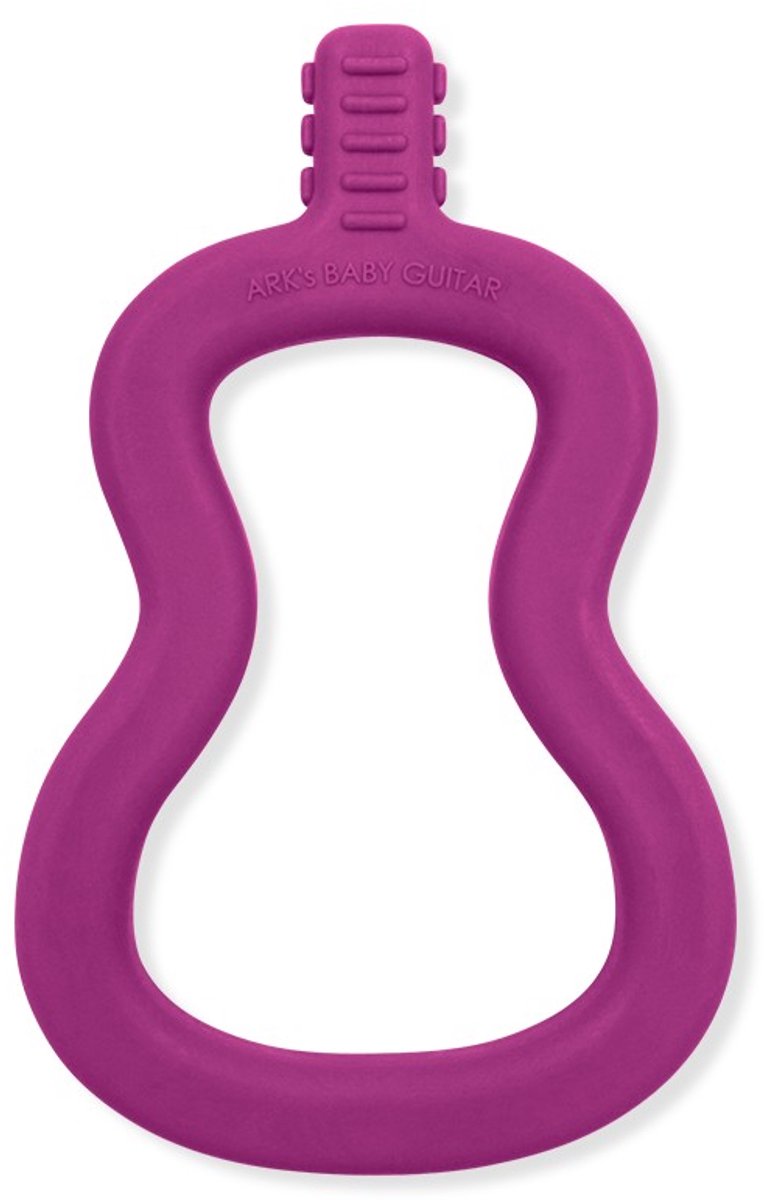ARK Therapeutic baby gitaar speelgoed magenta zacht BPA-vrij.