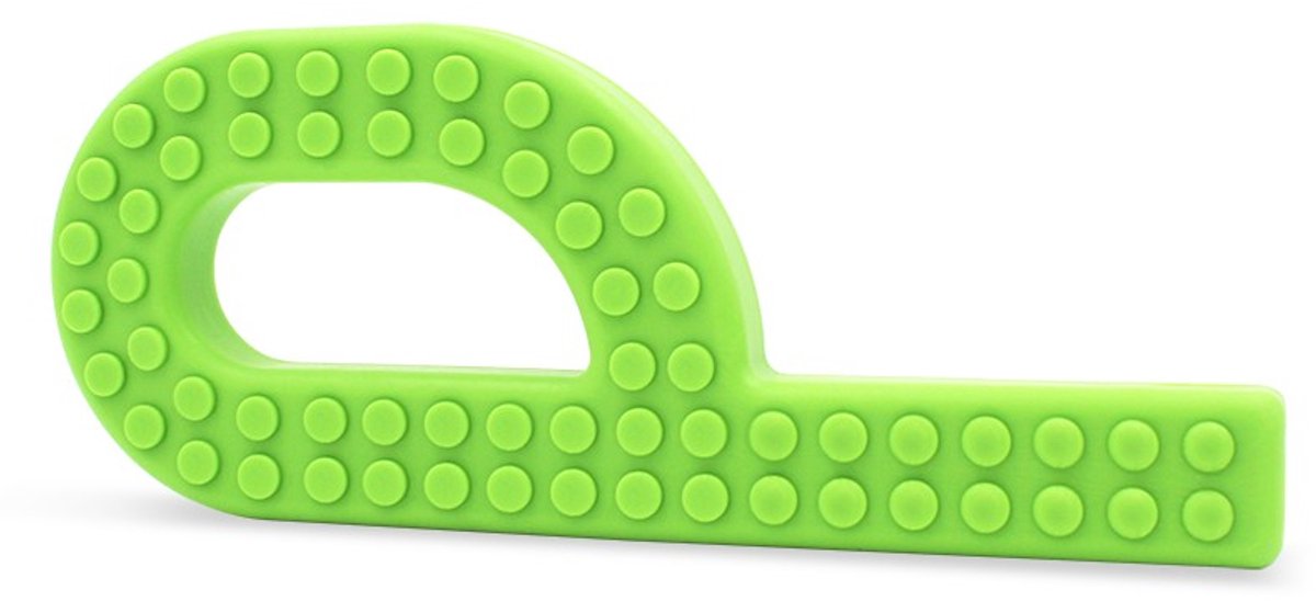 ARK Therapeutic kauwspeelgoed Grabber Brick Chewy P lime groen XT medium.