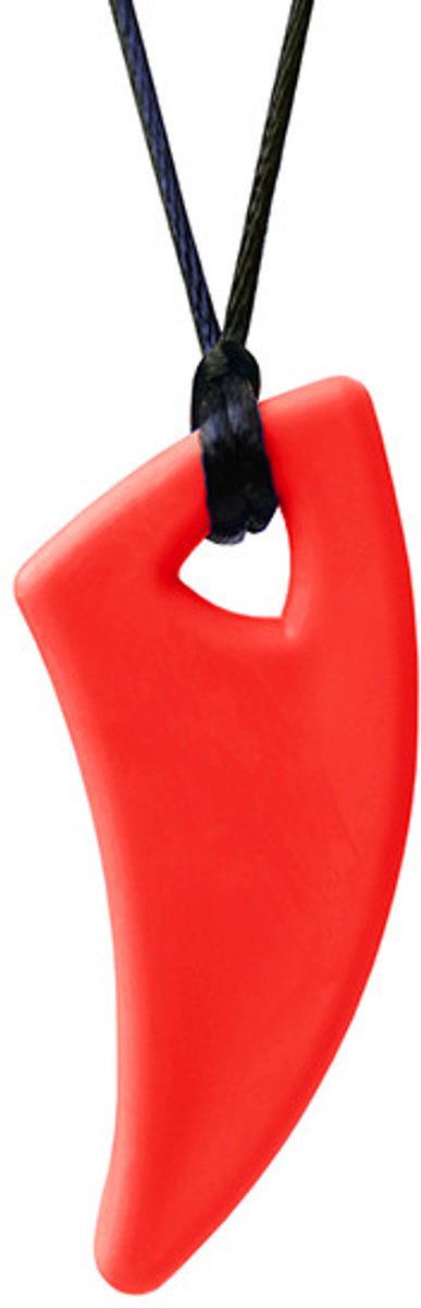 ARK Therapeutic kauwsieraad ketting rood voor kinderen en volwassenen.