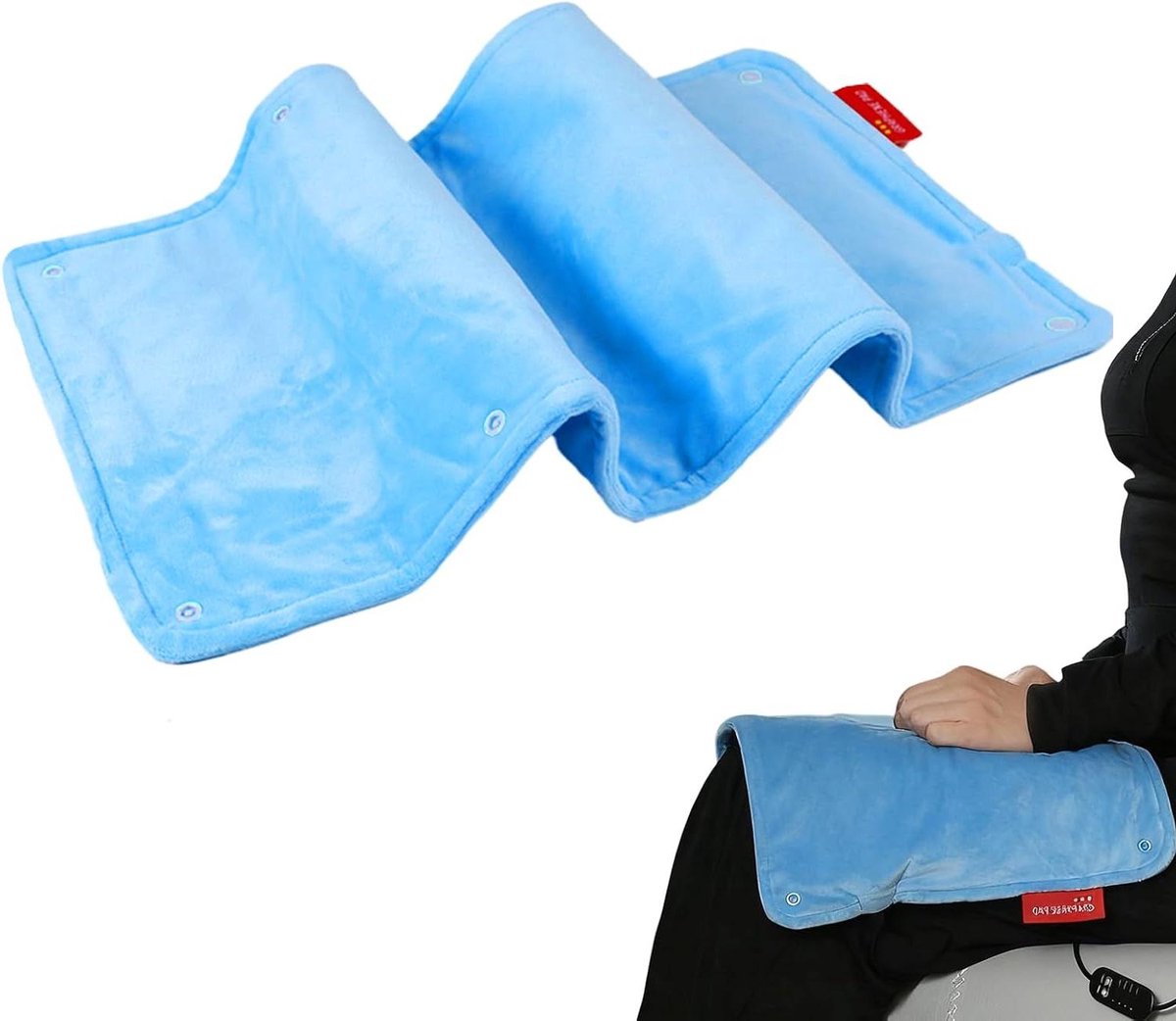 Verwarmde Mat - Verwarmde Deken - Comfort Binnen - USB Stroomvoorziening - 58 x 28 cm - Hemelsblauw
