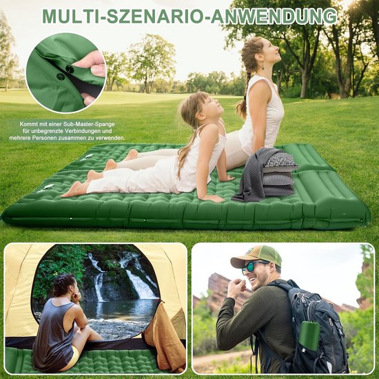 Zelfopblazende Slaapmat voor Outdoor Activiteiten - Ultralicht, Waterdicht, Voor Camping en Backpacking van Quechua — afbeelding 3