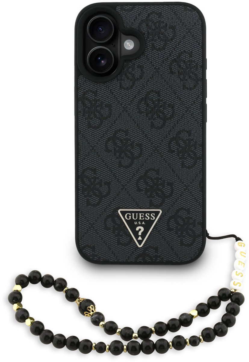 Guess telefoonhoesje voor iPhone 16 - MagSafe geschikt - Pink
