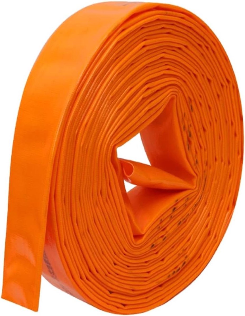 Afvoerslang - Platte slang - Water verplaatsen - Hoge drukbestendig - 3 inch 20 meter - Groen
