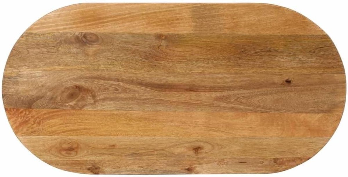 Tafelblad - Houten blad - Tafel vernieuwen - Massief mangohout - 110x50cm - Bruin