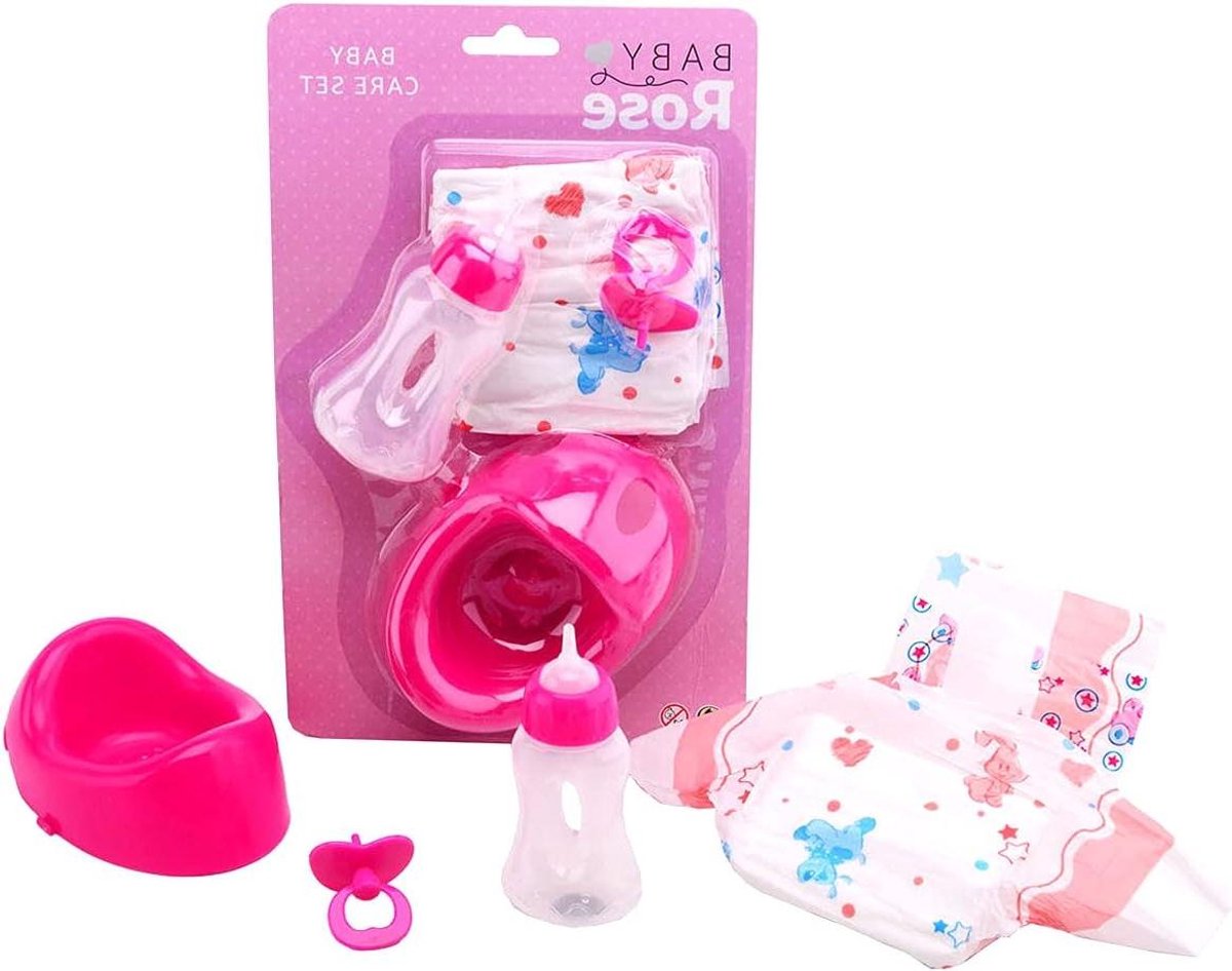 Baby Verzorgingsset - Baby Hygiëne - Baby Welzijn - Complete Set - 1 kg - Roze