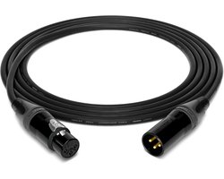 enoaudio Mogami 2534 Quad Professional Studio Cable Symmetric Microphone | Neutrik Gold XLR Female - XLR Male | HiFi, Black, 3 m