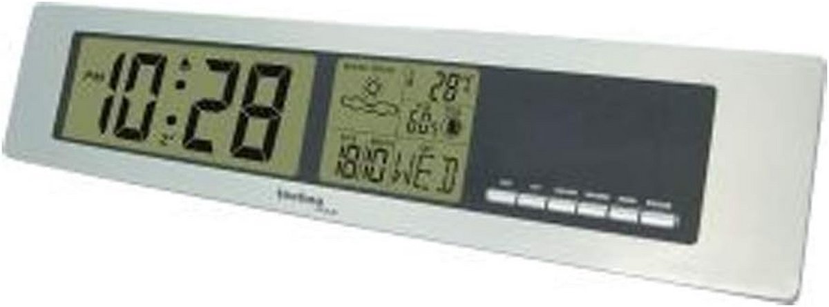 techno line Wetterstation WS 9123 mit Vorhersage von Wettersituation, Innentemperatur und Mondphasenanzeige