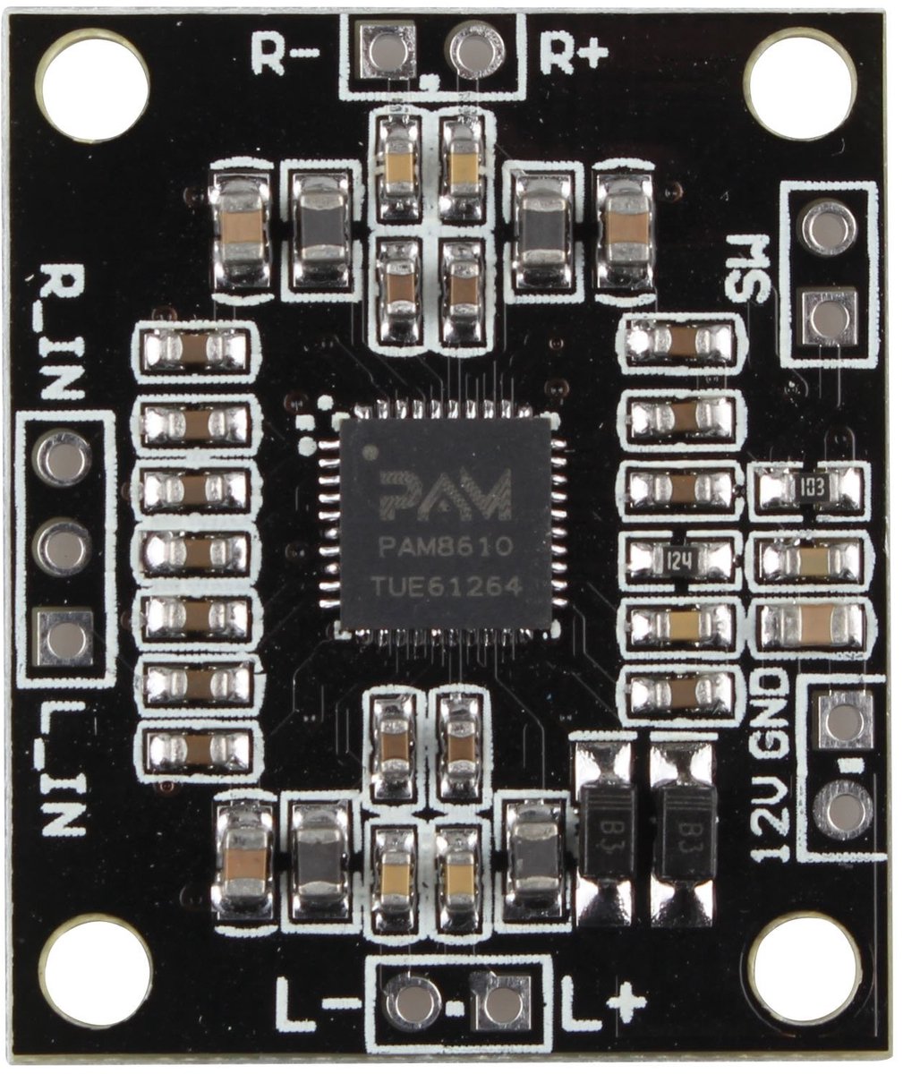 aladdien - Digitale Versterkerplaat - Tweekanaals Stereo - Compact en Efficiënt - Ideaal voor Audio Enthousiastelingen - 15 W Vermogen - Geschikt vo..