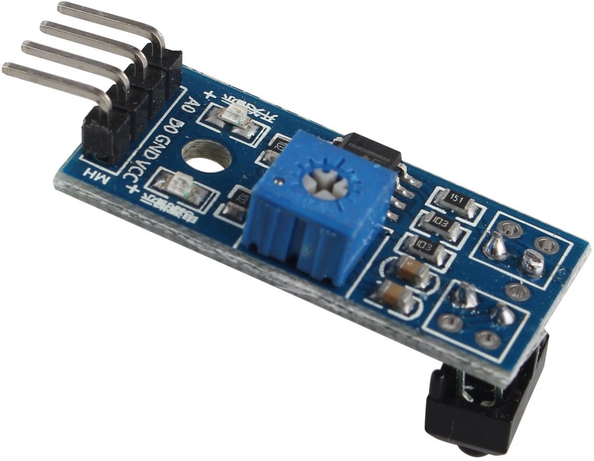 TCRT5000 Infrared Reflectance Sensor Module - Obstacle Avoidance & Line Tracking voor Arduino