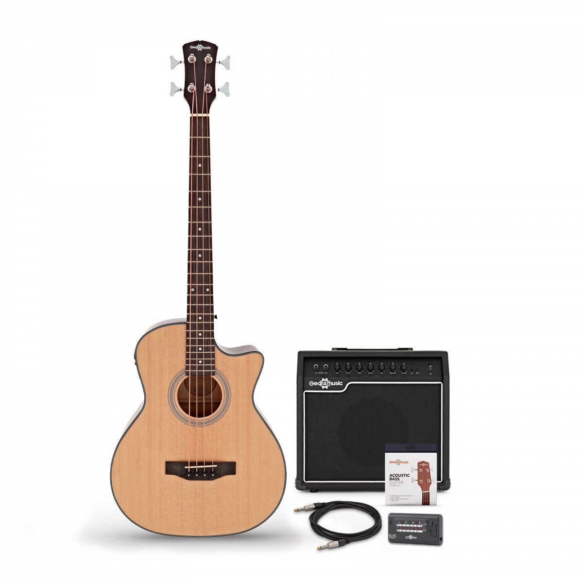 Elektro-akoestische Basgitaar + 35 W Versterkerpakket