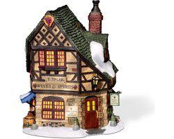Department 56 dikte' Village E Tipler Agent Wine Spirits Building