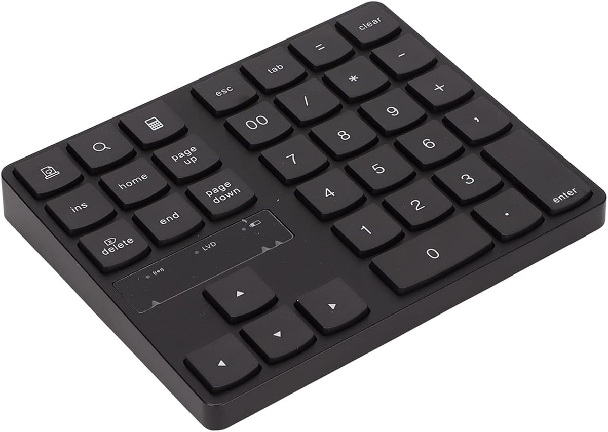 Draadloos 35 Toetsen Numeriek Toetsenblok met USB Ontvanger voor Laptop en Desktop