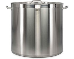 Professionele Kookpan - Soeppan Horeca - Grote Hoeveelheden Koken - 3-laags Bodem - 160 liter - RVS