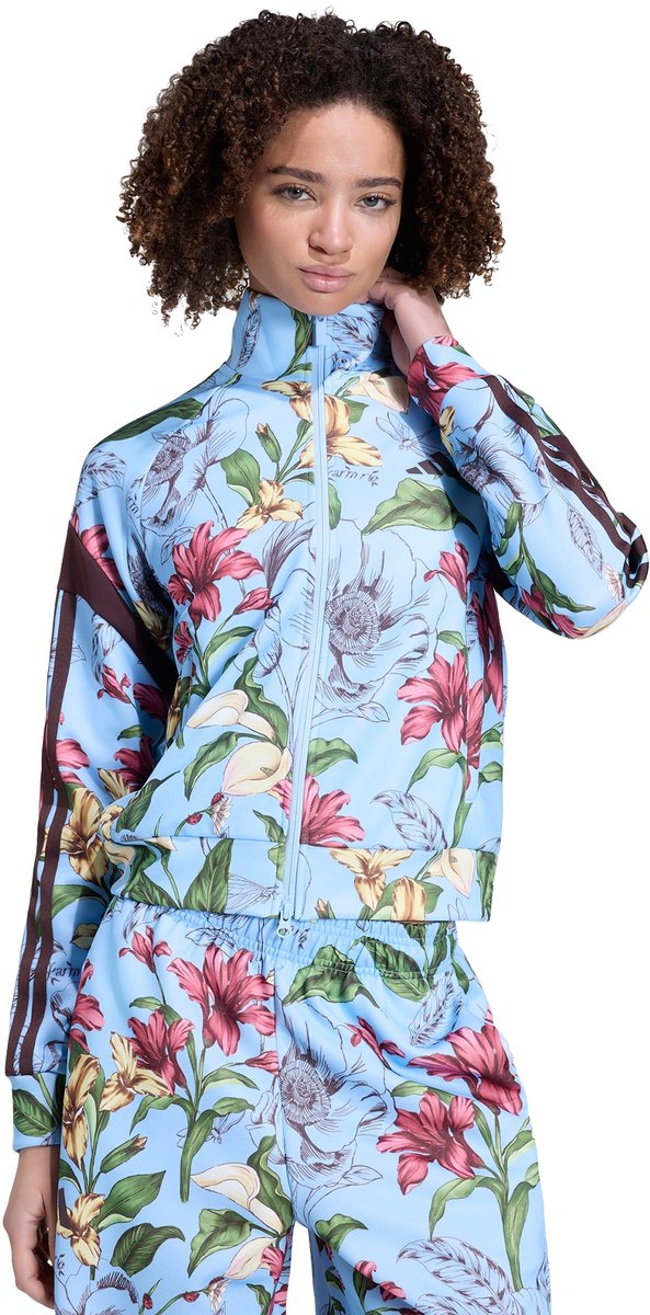 Adidas Sportswear Adidas X Farm Rio House Of Tiro Sportjack Dames Blauw
