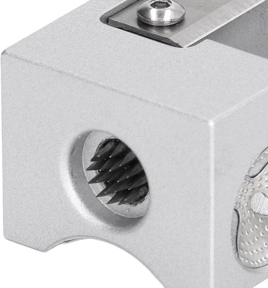Keu Tip Shaper - Biljart Gereedschap - Keu Onderhoud - Aluminium Roestvrij Staal - Compact Formaat - Zilver — afbeelding 4