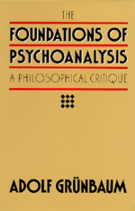Foundations Of Psychoanalysis - cover