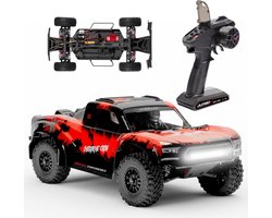 Overmax X-Giron RC Auto 1:10 – 4x4 Offroad – Borstelloze Motor 70 km/u – Carbon Chassis – IP64 Bescherming – Hydraulische Vering – Li-Po 3S 2200 mAh – Dumbo X5P Gyro Controller – RTR Set – LED Verlichting – Tot 300 m Bereik – Bestuurbare Auto