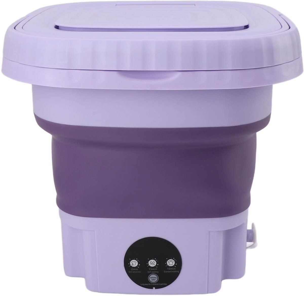 Vt products - Draagbare wasmachine - Mini-wasmachine - Opvouwbaar en groot 11L - Compact formaat - Babykleding - Volautomatisch en gebruiksvriendelijk