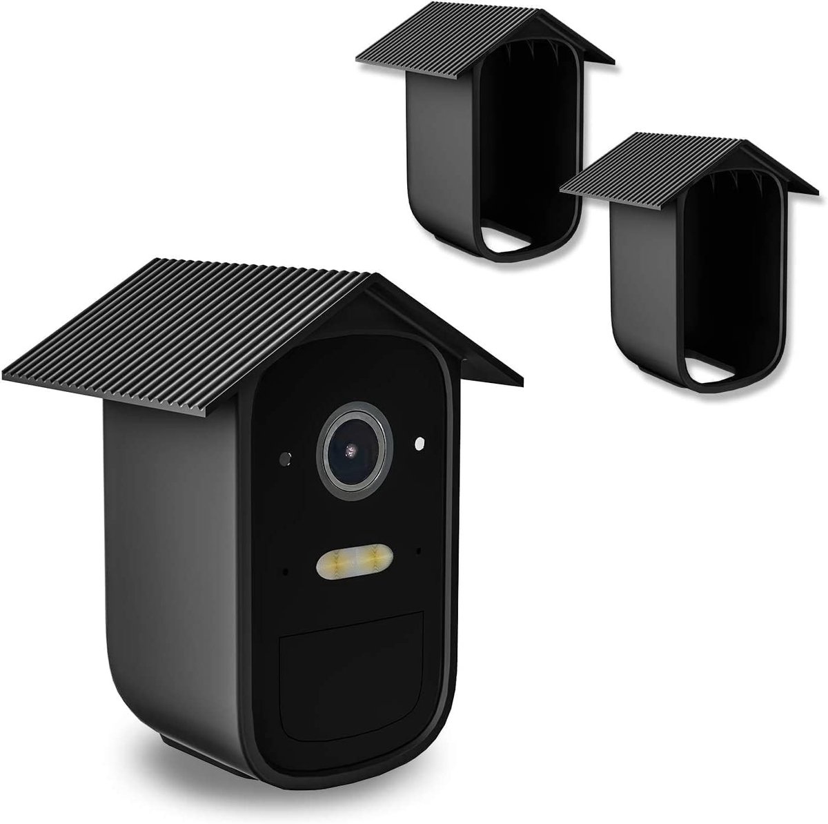 aladdien - Waterdichte siliconen camerabescherming - UV-bescherming - Duurzaam en weerbestendig - Zwart - Voor Eufy Security eufyCam 2C en 2C Pro - ...