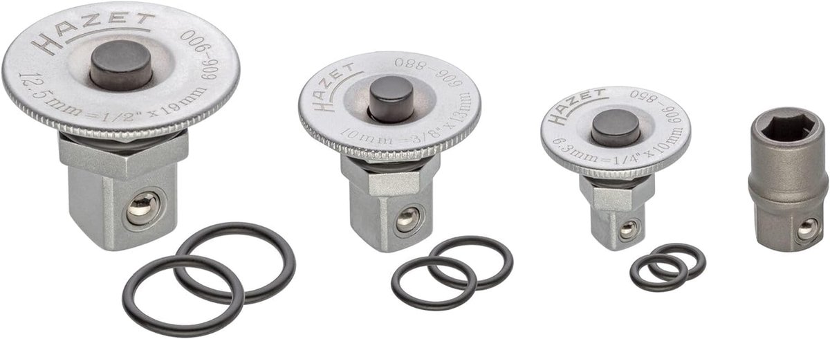 Ratelsleutel Adapterset - Vergrendelingsadapters - Moeren Vastdraaien - Compacte Ruimte Gebruik - 4 Delige Set - Meerkleurig