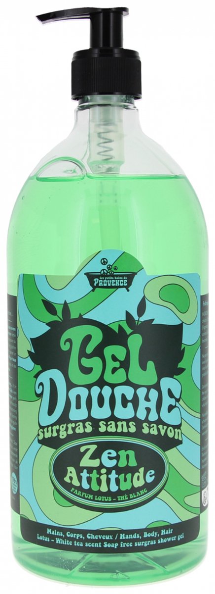 Les Petits Bains de Provence Lotus Witte Thee Douchegel 1 L