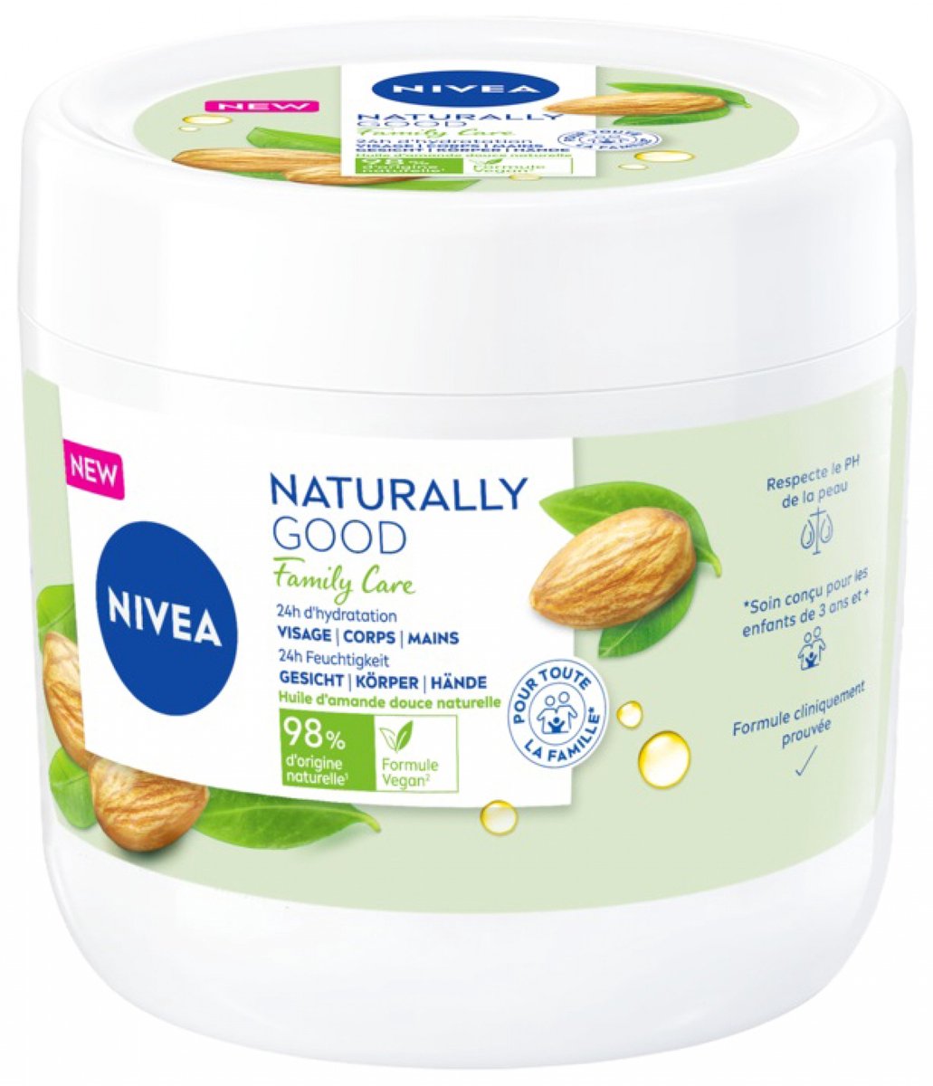 Nivea Naturally Good Family Care 450 ml