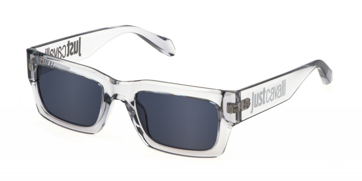 Just Cavalli SJC039 Grigio trasparente lucido 54/21/145 UNISEX Zonnebrillen
