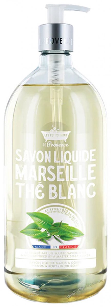 Les Petits Bains de Provence Marseille Zeep met Witte Thee 1 L