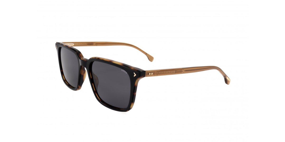 Lozza SL4345 Black top havana 56/19/145 MAN Zonnebrillen