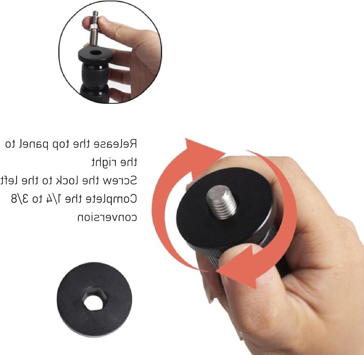 Verstelbare Tripod Center Column Extensie voor Camera's - Telescopische 3-sectie Steun voor Monopod en DSLR Fotografie in de Studio of Buiten voor Macro-opnames