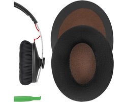 Comfortabele Velours Oorkussens voor Sennheiser Momentum On-Ear Hoofdtelefoon, Earpads en Reparatie Onderdelen (Zwart)