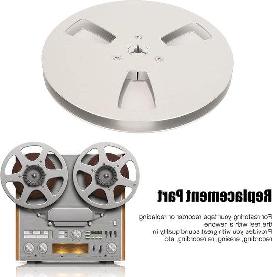 7 Inch Lege Opname Spoel voor Open Reel Audio Tape, Aluminium, 3 Gaten, Geschikt voor Opnametoestellen en Geluidsopnames van Merkloos — afbeelding 5