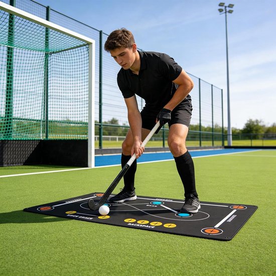 Sport Trainingsmatten - Hockey Oefenmat - Balvaardigheden Verbeteren - Geluidloos Wendbaar - 80 x 120 cm - Niet gespecificeerd van Merkloos — afbeelding 5