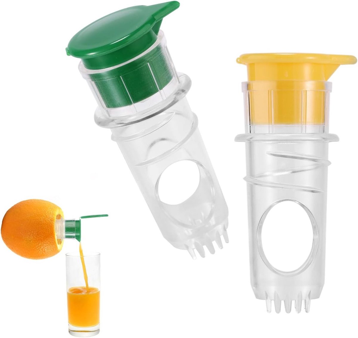 Mini Citroenpers met Schroefdop en Ingebouwd Filter - Handige Juicer voor Dranken en Cocktails, Ideaal voor Vers Sap en Keukenaccessoires