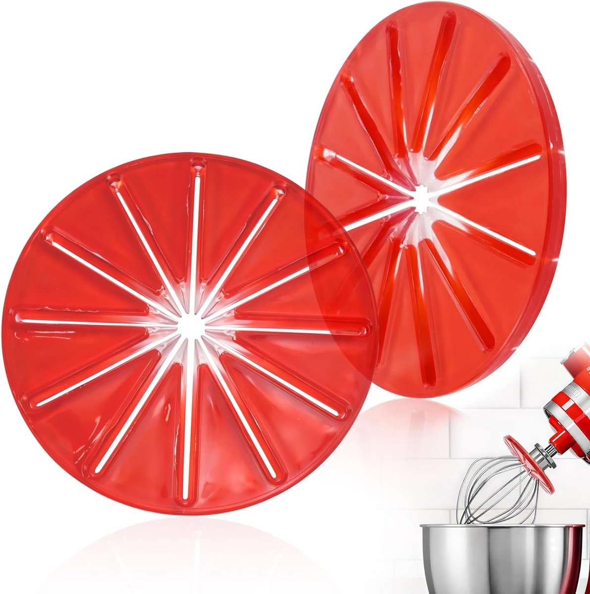 Anti-spat mengkomdeksel voor keukenmixer - siliconen spatbescherming en roeraccessoire