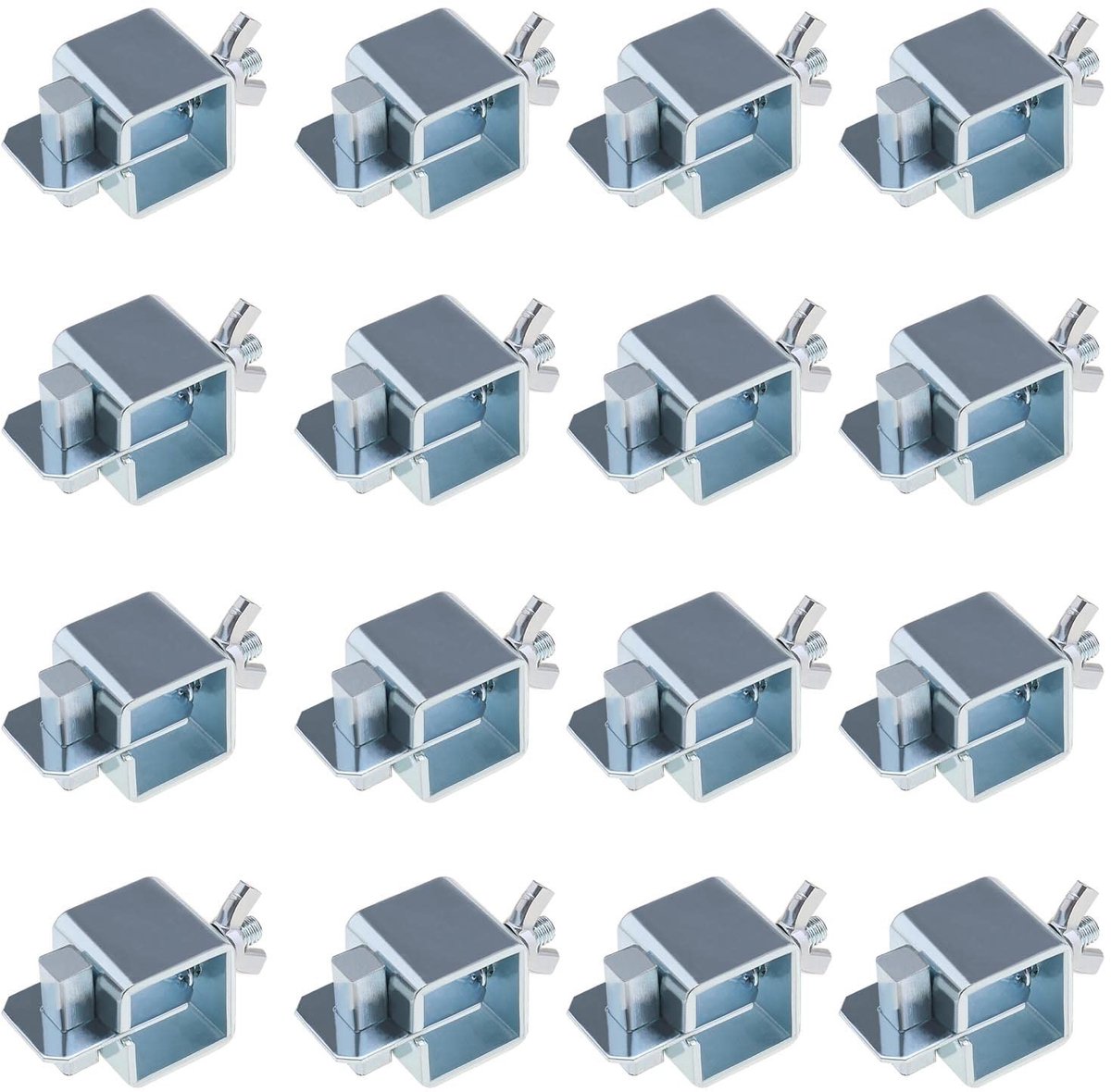 aladdien - Butt Lassen Klemmen - 16Pcs - Perfect voor Lassen Reparaties - Zilver - Chrome Vanadium Staal - Duurzaam en Betrouwbaar - Geschikt voor V..