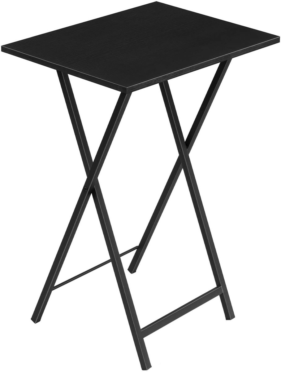 ONF3 - Side Table - Vouwtafel - Industrieel ontwerp - Zwart - Sofa tafel - Ruimtebesparend - Geschikt voor elke woonkamer - Modern ontwerp