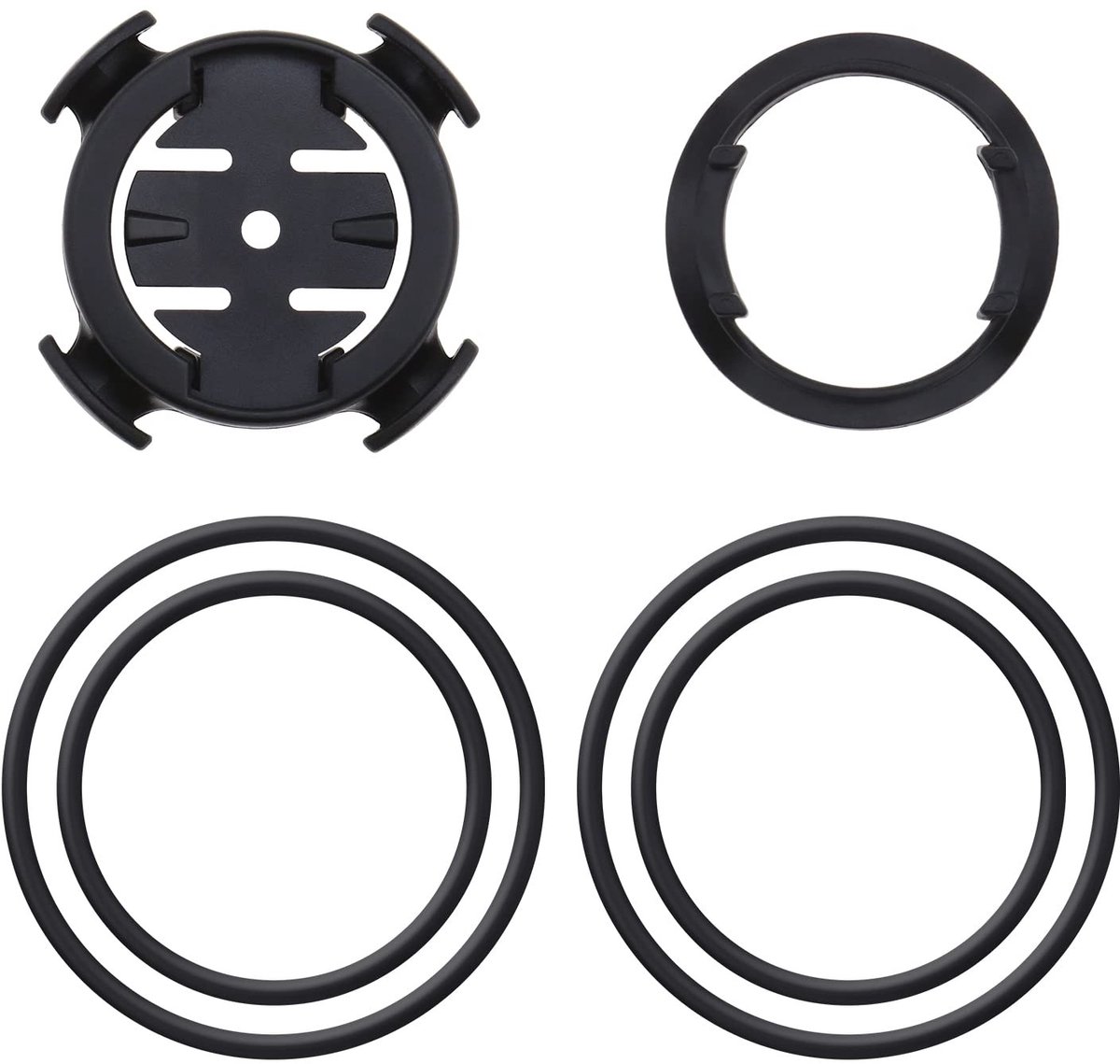 aladdien - Fiets Computer - Snelheidsmeter - Beugel voor GPS - Zwart - Fietsstuur Houder - Compatibel met diverse modellen