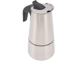 Allecto - Elektrische Koffiezetter - Moka Pot - Geschikt voor Thuis en Kamperen - 600ml - Rvs Koffiezetter - Voor Koffieliefhebbers - Modern Design