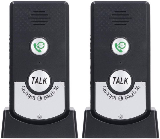 Allecto - Draadloos Intercom Systeem - Thuis Communicatie - Ideaal voor Senioren - Handige en Betrouwbare Verbinding - Voor Thuisgebruik - Geschikt...
