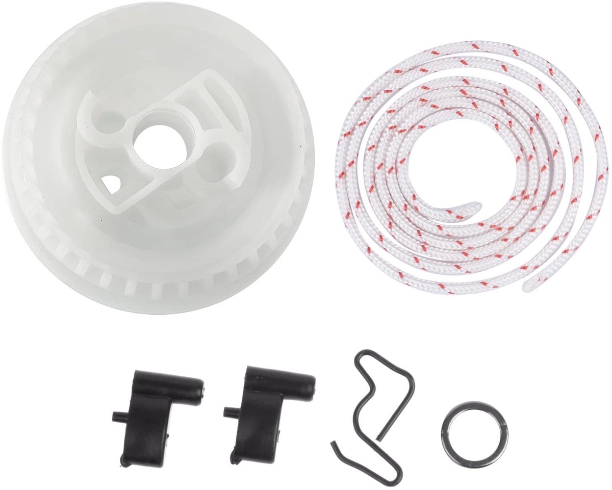 aladdien - Recoil Starter Set - Voor diverse modellen - Eenvoudige installatie - Geschikt voor verschillende kettingzagen - Betrouwbaar - Voor tuinm..