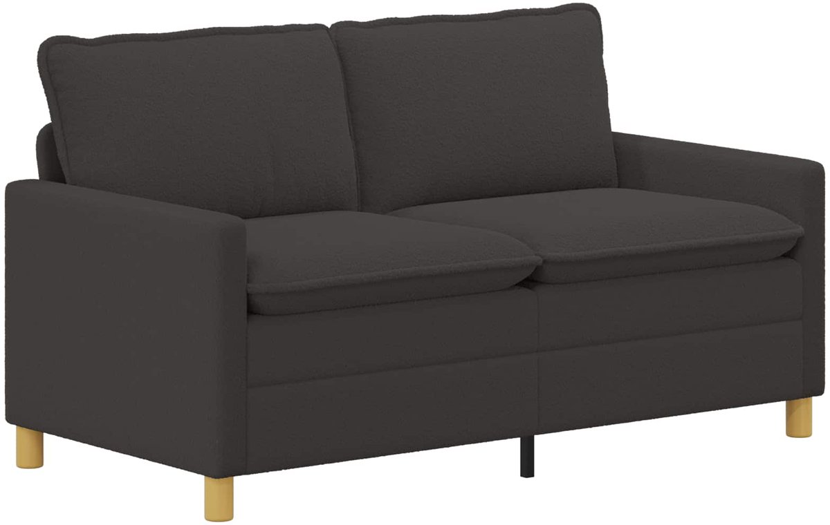 vidaXL Bank - Donkergrijs - 156 - x - 81 - x - 87,5 - cm - Stof