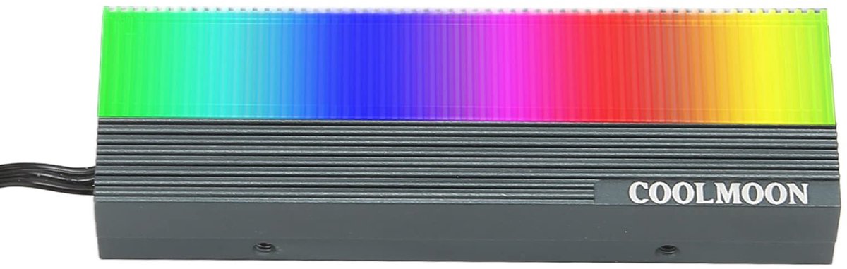 RGB M.2 2280 SSD Koellichaam met Thermische Pad voor Koeling
